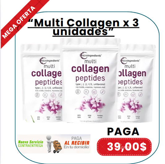 Multicollagen Peptidos X 3 Unidades