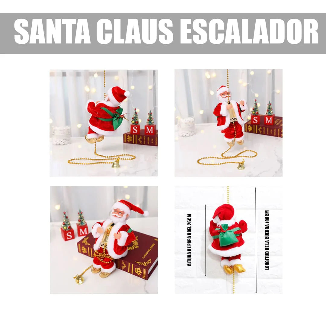 Papa Noel Escalador el adorno que tu casa estaba esperando ha llegado